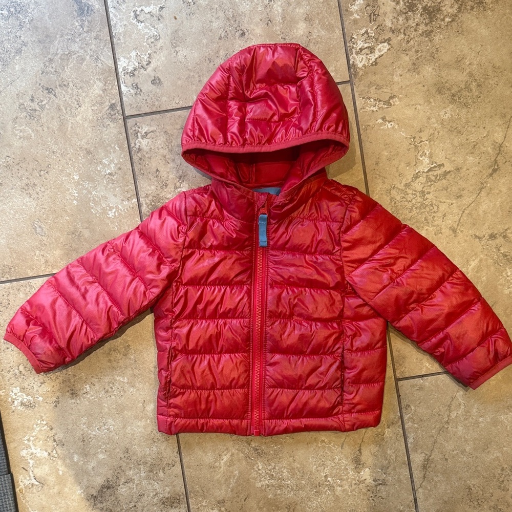 Primary Red Puffer Jacket